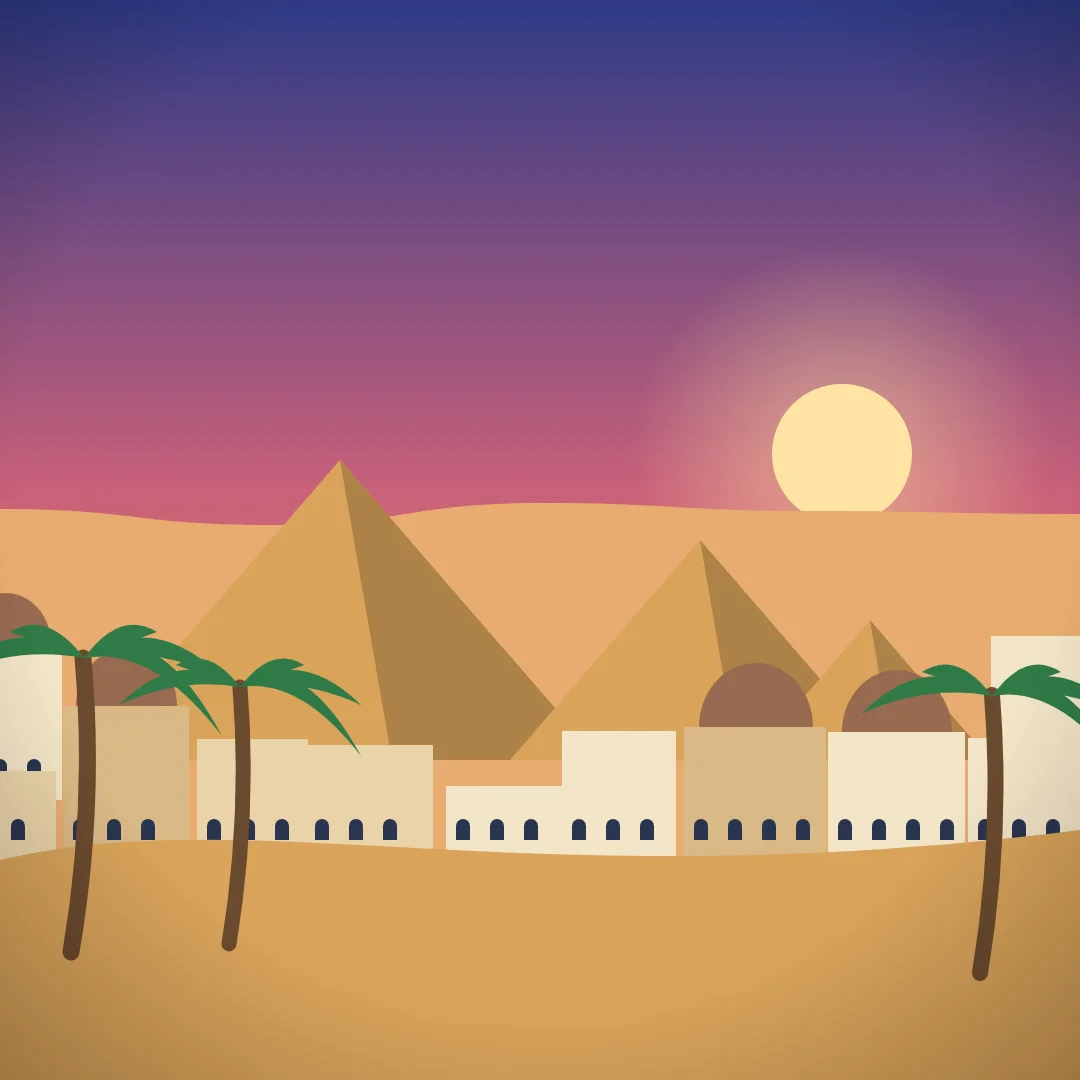 Kairo, Egypti – Reissaajat.fi:n kuvitus
